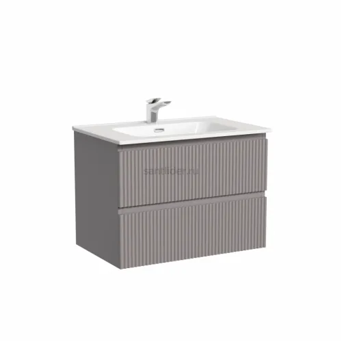 Тумба подвесная SANCOS Snob R 690х445х500, c двумя ящиками оснащенными доводчиками, Doha Soft,SNR70SM
