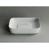 Умывальник CERAMICANOVA Element чаша накладная прямоугольная с керамической накладкой на сливное отверстие CN5021