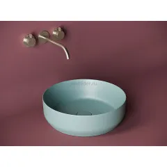 Умывальник CERAMICANOVA Element чаша накладная круглая (цвет Зеленый Матовый) CN6022MLG