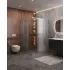Душевой уголок Cezares MOLVENO-AH-22-130/120-P-Cr, 130х120х195, профиль хром, стекло Punto матовое