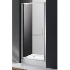 Дверь в проём Cezares MOLVENO-BA-1-90-C-CR-IV, 90х195, профиль хром, стекло прозрачное
