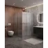Душевой уголок Cezares MOLVENO-AH-22-120/110-P-Cr, 120х110х195, профиль хром, стекло Punto матовое