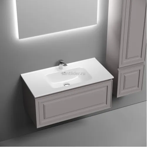 Тумба подвесная SANCOS Very 890х445х406, c одним ящиком оснащенным доводчиками, Doha Soft ,VR90SM
