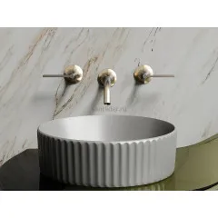 Умывальник CERAMICANOVA Element чаша накладная круглая (цвет Антрацит Матовый) CN6057MH