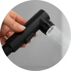Cмеситель для раковины BelBagno BB-LVMD-NERO-W0 с вытяжным изливом