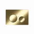Кнопка смыва Balance, клавиши Circle, цвет брашированное золото, CN12-001BG