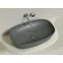 Умывальник CERAMICANOVA Element чаша накладная овальная (цвет Антрацит Матовый) CN6049MH