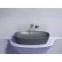Умывальник CERAMICANOVA Element чаша накладная овальная (цвет Темный Антрацит Матовый) CN6049MDH