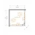 Душевой уголок Cezares RELAX-304-A-2-80-C-GM, 80х80х200, профиль оружейная сталь, прозрачное стекло