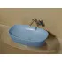Умывальник CERAMICANOVA Element чаша накладная овальная (цвет Голубой Матовый) CN6049ML