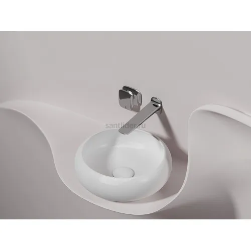 Умывальник CERAMICANOVA Element чаша накладная круглая (цвет Белый Матовый) CN6050MW