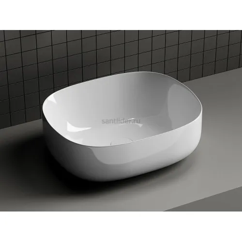 Умывальник CERAMICANOVA Element чаша накладная овальная 460x350x155 мм CN6018