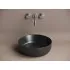 Умывальник CERAMICANOVA Element чаша накладная круглая  390 мм (цвет Чёрный Матовый) CN6022MB
