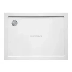 Поддон для душа из SMC (стекловолокно) 100х80 Cezares TRAY-M-AH-100/80-35-W без сифона