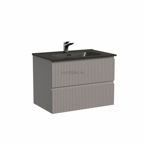Тумба подвесная SANCOS Snob R 690х445х500, c двумя ящиками оснащенными доводчиками, Doha Soft,SNR70SM