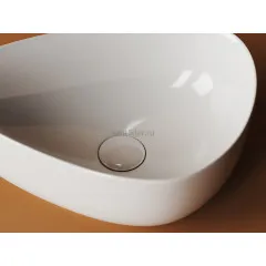 Умывальник чаша CERAMICANOVA Element накладная ассиметричной формы CN5026