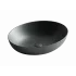 Умывальник CERAMICANOVA Element чаша накладная овальная (цвет Темный Антрацит Матовый) CN6017MDH