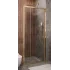 Душевая дверь CEZARES MOLVENO-BF-3-120-C-BORO-IV, 120х195, профиль брашированное золото, прозрачное стекло