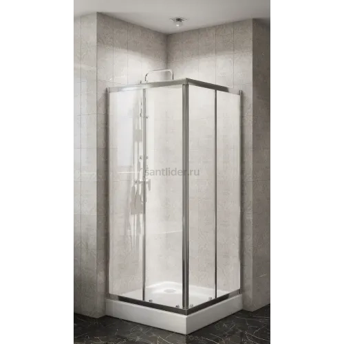 Душевой уголок BelBagno DUE-A-2-80-C-Cr