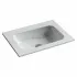 Раковина накладная CERAMICANOVA Grace прямоугольная, без отверстия под смеситель, CN7011wx