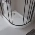 Душевой поддон акриловый 120х80 левосторонний BelBagno TRAY-BB-RH-120/80-550-15-W-L с сифоном