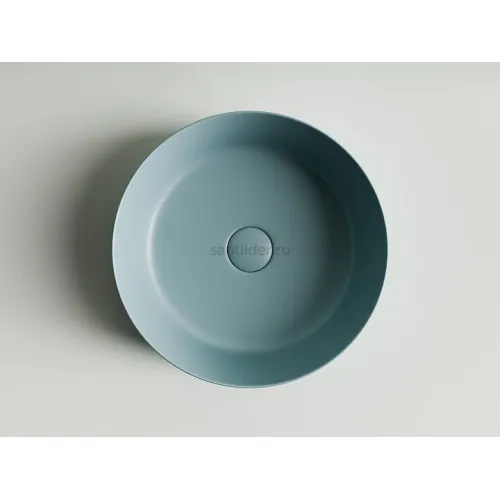 Умывальник CERAMICANOVA Element чаша накладная круглая (цвет Зеленый Матовый) CN6022MLG