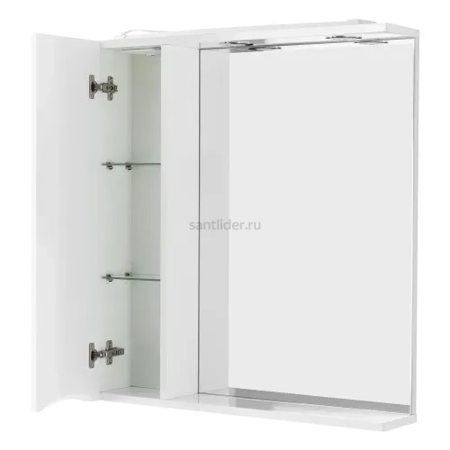 Зеркальный шкаф левосторонний BelBagno MARINO-SPC-800/750-1A-BL-P-L