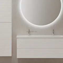 Тумба подвесная SANCOS под раковину Folk, Bianco 1195х445х500, FL120W