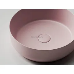 Умывальник CERAMICANOVA Element чаша накладная круглая (цвет Розовый Матовый) CN6022MP