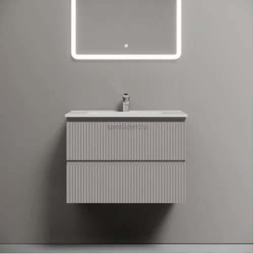 Тумба подвесная SANCOS Snob R 690х445х500, c двумя ящиками оснащенными доводчиками, Doha Soft,SNR70SM