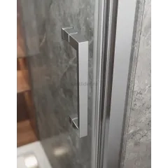 Душевой уголок Cezares MOLVENO-AHF-31-90/80-C-CR-IV, 90х80х195, профиль хром, стекло прозрачное