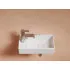 Умывальник CERAMICANOVA Element подвесной прямоугольный (чаша справа, отверстие под смеситель слева) CN6051R