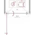 Дверь в проём BelBagno UNO-B-1-80-CH-Cr