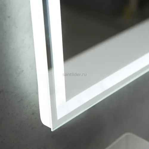 Зеркало BelBagno SPC-GRT-1000-800-LED-TCH-SND со встроенной подсветкой, голосовым управлением и подогревом