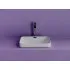 Раковина встраиваемая сверху CERAMICANOVA Element с отверстием слива - перелива прямоугольной формы CN6078