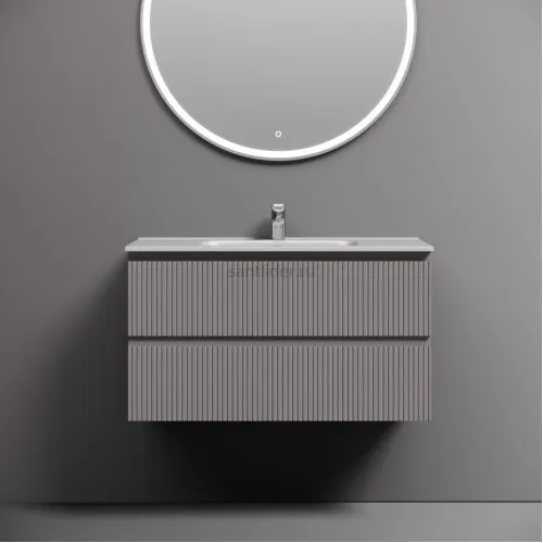 Тумба подвесная SANCOS Snob T 890х445х500, c двумя ящиками оснащенными доводчиками, Doha Soft,SNT90SM
