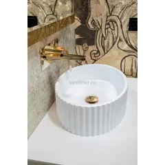 Раковина Canale рифл глянец белая Boheme