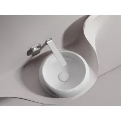 Умывальник CERAMICANOVA Element чаша накладная круглая (цвет Белый Матовый) CN6050MW