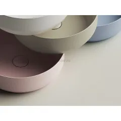 Умывальник CERAMICANOVA Element чаша накладная круглая (цвет Капучино Матовый) CN6022MC