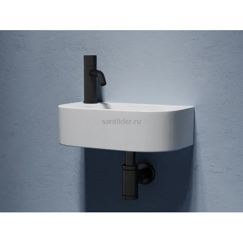 Умывальник CERAMICANOVA Element подвесной прямоугольный (чаша справа, отверстие под смеситель слева) CN6066R