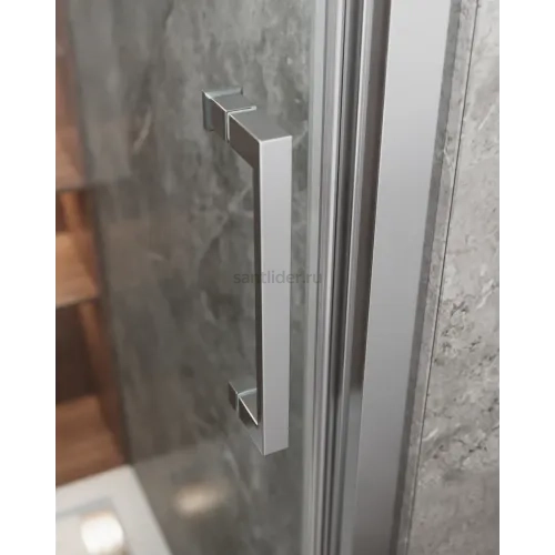 Душевой уголок Cezares MOLVENO-AHF-31-120/90-C-CR-IV, 120х90х195, профиль хром, стекло прозрачное