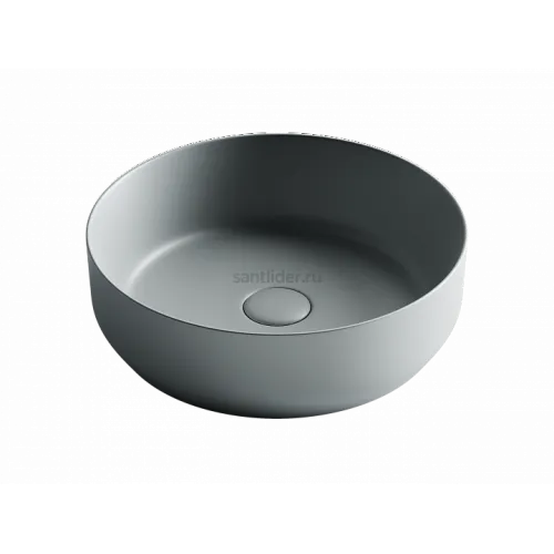 Умывальник CERAMICANOVA Element чаша накладная круглая (цвет Антрацит Матовый) CN6022MH
