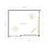 Душевой уголок Cezares LUX-AH-FS-11-120/100-C-CR, 120х100х195, профиль хром, стекло прозрачное