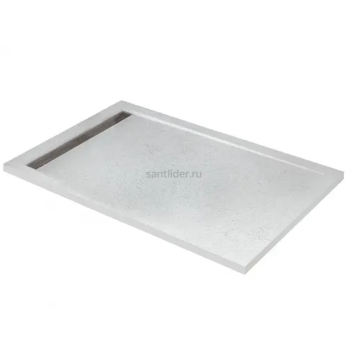 Душевой поддон из искусственного мрамора 160х80 Cezares TRAY-AS-AH-160/80-30-W без сифона