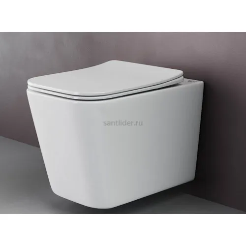 Подвесной унитаз CERAMICANOVA Cubic Rimless CN1806