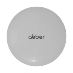 Накладка на слив для раковины ABBER AC0014MLG светло-серая матовая, керамика