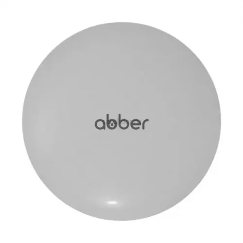 Накладка на слив для раковины ABBER AC0014MLG светло-серая матовая, керамика