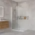 Душевая перегородка BelBagno KRAFT-L-1-80-C-Cr