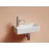 Умывальник CERAMICANOVA Element подвесной прямоугольный (чаша справа, отверстие под смеситель слева) CN6051R