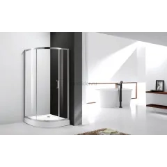 Душевой уголок Cezares MOLVENO-R-1-90-C-Cr-IV, 90х90х195, профиль хром, стекло прозрачное